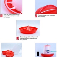 [BraveSundu] 1/4/6/8/10Kg Automatic Chicken Feeder Bucket Rooster Hen Feeding Device, Farm Animal Po