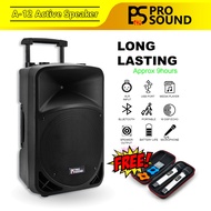 PS A-12 / PS A-15 Active Speaker  Portable Speaker With Powered Mixer, DSP EFX, Bluetooth & Wireless