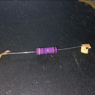 UNGU Resistor 4r7 3w purple zero original japan R 4.7ohm 4.7ohm 3 watt w 3watt 4.7 4.7 r ohm 3watt w