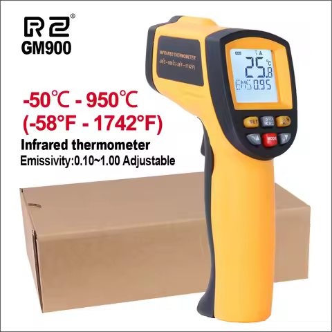 RZ Infrared Thermometer Non-Contact Temperature Meter Gun Handheld Digital LCD Industrial Outdoor La
