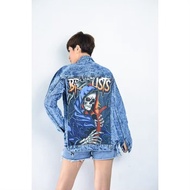 Printed Men's Jean Jacket BR 76 Men's Denim Jacket