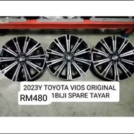 USED SPORT RIM 17 INCH ORIGINAL TOYOTA VIOS 2023Y MODEL RM480 1BIJI 4PC RM1920 HARGA