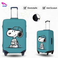 【In Stock】Snoopy Thick Travel Luggage Cover Funny Cartoon Suitcase Protector Fits 18-32 Inch Luggage