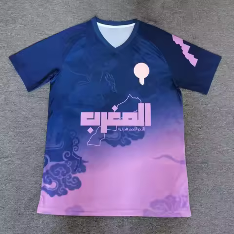 Summer Morocco 2025-26 Season Classic Football Women Fan Jersey Breathable Fast Drying Comfortable a