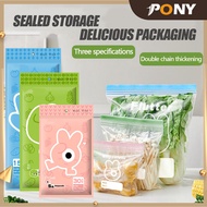 Pony-Food sealing bag fresh-keeping bag edible grade food fresh-keeping bag thickened dense bag food