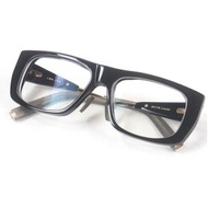 狀況良好的DITA Lancier LSA-703 眼鏡，黑色和金色，56□16-146，近視鏡鏡片，包含盒子和眼鏡盒，日本製造。