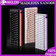 Madlions NANO68 Pro Mechanical Keyboard Magnetic Switch Wired 8KHz 0.01mm RGB Gamer Pc Gaming Keyboa