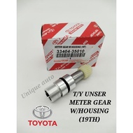 TOYOTA UNSER METER GEAR W/HOUSING (19TH)