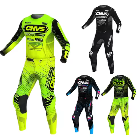 2025 CNVS Podium Off Road Jersey Set FH Motorcycle Clothing Motocross Jersey Pants Set MX Gear Set A