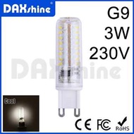 DAXSHINE 64 LED G9 3W AC230V Cool White 6000-6500K 100-120