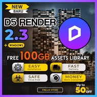 D5 Render v2.3.0 FREE 100GB Assets Library Lifetime For Windows (64-Bit)