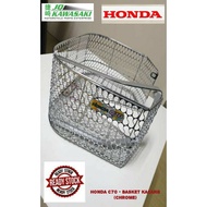 HONDA BULAT HONDA C70 / EX5 / DREAM - BASKET KACANG CHROME BAKUL KACANG CHROME, CHROME CELUP (BUKAN CAT) stock KL &amp; SWK