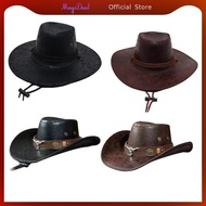[MagiDeal] Men's Western Cowboy Hat Cowgirl Hat for Theme Party Costume Accessories Street