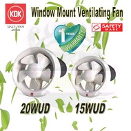 KDK VENTILATION FAN / WINDOW MOUNTED FAN / 15WUD / 20WUD