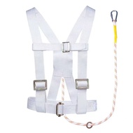 High-altitude Safety Belt Three-point Single Hook Safety Rope Construction Site Safety Belt Safety B