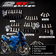 KAWASAKI Fairing Body Bolts Ninja 150 RR Oldkawasaki ZX150/ 304 Stainless Steel Fairing Body Bolts