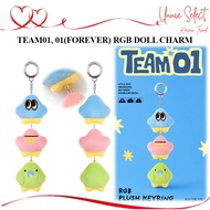 TAEYANG TEAM01 RGB Plush Doll Keyring Official Merch LINE FRIENDS Kpop