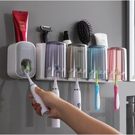 {OS} Ecoco Toothbrush Holder Wall-Mounted Colorful Cup Toothbrush Holder
