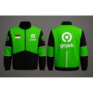 Motorcycle Jacket Motorcycle Jacket Ojol Go jek/ Taslan Material Motorcycle Jacket / Outdoor Motorcy