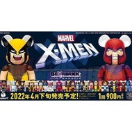 全新未開 Bearbrick Medicom Marvel X-MEN / Happyくじ「BE@RBRICK」一番賞 原箱 (79隻100%+2隻400%) + 連賞紙 宣傳板 (not Marve