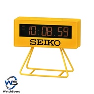 Seiko QHL062Y LCD Alarm Clock with countdown timer