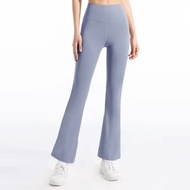 全城熱賣 - 瑜伽服|運動喇叭褲|高腰透氣彈力褲|運動瑜伽褲|健身褲女|裸感修身闊腿褲|速幹運動褲（LHA031）