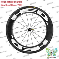 Sticker Decal Rims Hed Jet 9 700c