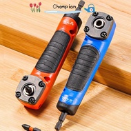 CHAMPIONO Electric Corner Screwdriver, 90° Right Angle Magnetic Right Angle Screwdriver,  Hex Shank 