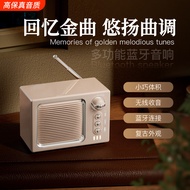 Popular new model with built-in white noise, retro small TV Bluetooth speaker, sleep Bluetooth speak