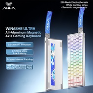 AULA WIN68 HE Ultra 0.01RT Aluminum Mechanical Keyboard Hot-swappable Hybrid Axis RGB Customized Wir