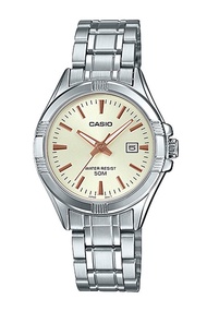 Casio Standard นาฬิกาข้อมือผู้หญิง สายสแตนเลส รุ่น LTP-1308D,LTP-1308D-9A,LTP-1308D-9AVDF - สีเงิน