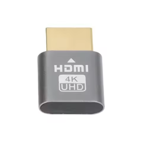 HDMI Virtual Display Adapter HDMI-compatible 1.4 DDC EDID Dummy Plug Headless Ghost Display Emulator