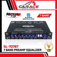 SHUTTLE LAB SL-707 | 7-Band Pre-Amp Parametric PreAmp with Subwoofer Output | PreAmp 7 Band Equalize