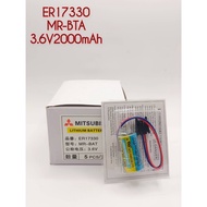 แท้ แพ๊ค100ชิ้น แบตเตอรี่ ถ่าน ER17330 3.6v er17330 A6bat Q6bat mr-bat แบตเตอรี่ ปีล่าสุด ใหม่ล่าสุด