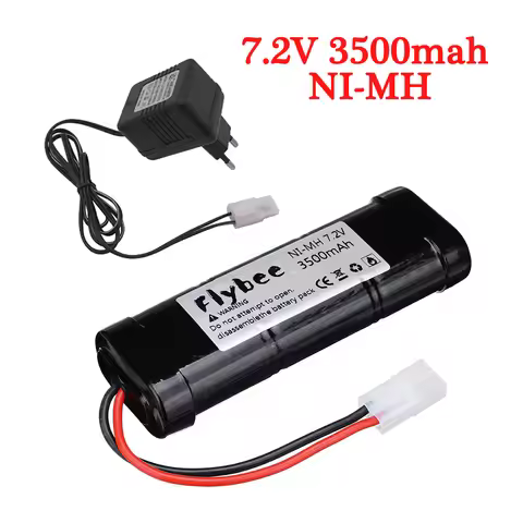 7.2V 3500mAh NiMH Rechargeable RC toys Battery with Tamiya Discharge Connector for RC Racing Cars, T