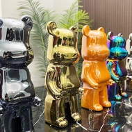 Bearbrick bearbrick Bear Model size 28cm 20cm, Smooth bearbrick Statue decor Powder Coated Ceramic