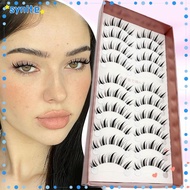 SYNITE Manga Lashes, Natural Long Anime Eyes Lashes, Hot Wispy Strip Soft Fake Lashes Eye Makeup