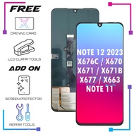 Lcd For Infinix Note 12 2023 X676C X670 X671 X671B X677 / Infinix Note 11 X663 (With Touch Screen Di