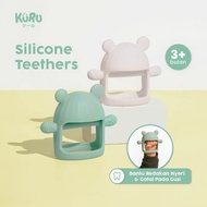 Kuru ST4 Silicone Teether Baby Teether BPA Free | Premium Baby Teether 3+ Months Food Grade