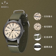 Swiss Army Watch Men's Nylon Braided Band Dual Calendar Watch Luminous Waterproof Outdoor Fishing Co