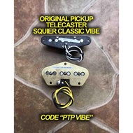Original Pickup set Gitar Telecaster Fender Squier Classic Vibe 50s Tele Alnico Neck Bridge Single M