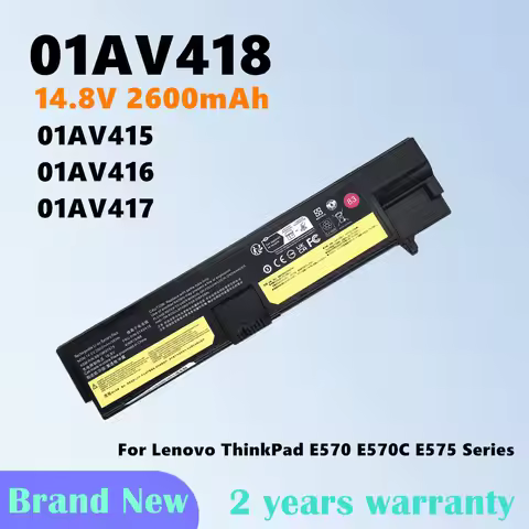 01AV418 Laptop Battery For Lenovo ThinkPad E570 E570C E575 SB10K97574 SB10K97575 01AV417 01AV416 01A