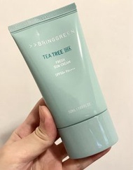 Bring Green 茶樹積雪草防曬霜 SPF50+ PA++++