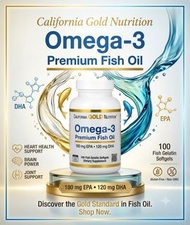 California Gold Nutrition Omega-3 魚油軟膠囊