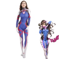 Amazon Supply 3D Printed Lycra Costume cosplay Overwatch DVA Anime Costume Tights