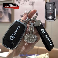 Toyota car key case for Toyota GR SPORT FORTUNER key cover silver edge FORTUNER legenger key cover 4