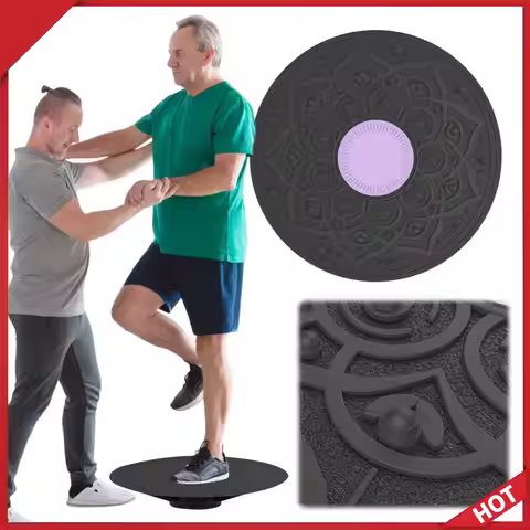 Wobble Balance Board Yoga Swing Balance Board Portable Balance Exerciser Balance Trainer for Core Tr