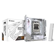 CRJM คอมพิวเตอร์บันทึกข้อมูล Gigabyte X870I AORUS PRO ICE AM5 Mini Ice Sculpture ITX Small Computer 