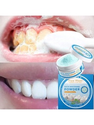 Flowweek 40克益生菌牙齒美白粉牙齒美白口腔護理精華,去除菌斑和污漬 洗牙膏牙齒護理