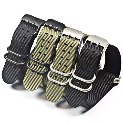 Nylon watch strap 22mm 23mm watch band waterproof sport for luminox watchbands strap black fashion b